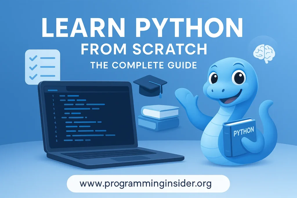 learn python from scratch