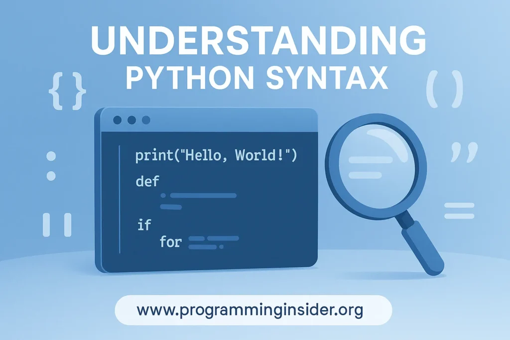learn python from scratch